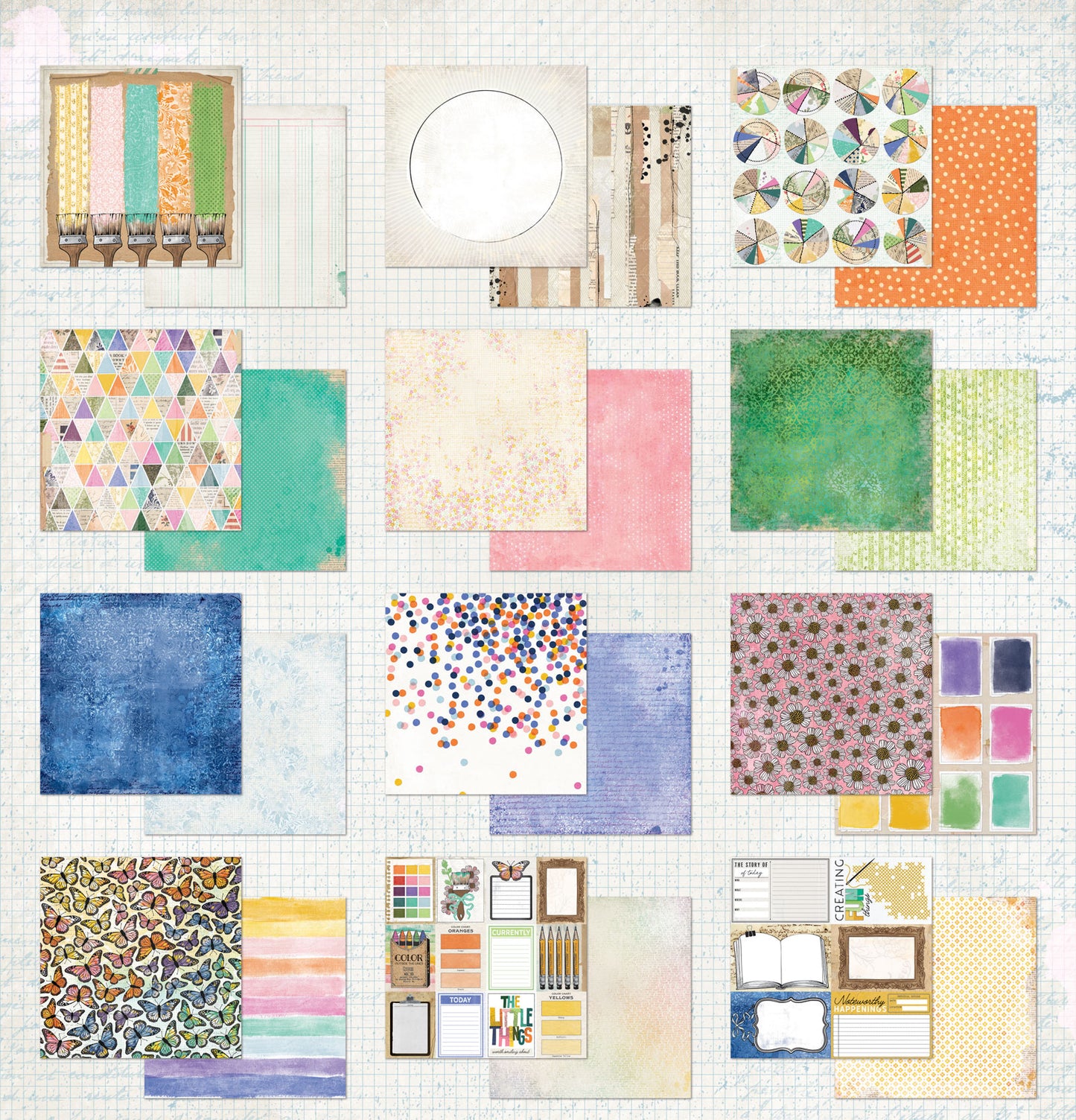 49 and Market - 12 x 12 Paper Patterns Pack - Artful Moments