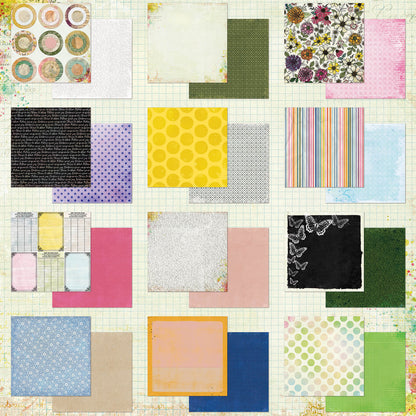 49 and Market - The Flower Emporium - 12 x 12 Paper Patterns