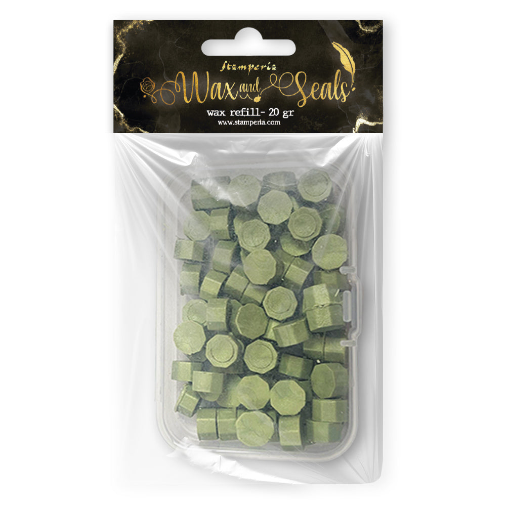 Stamperia - Wax & Seals - Wax Refill gr 20 - Sage Green