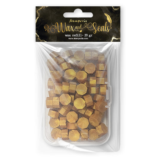 Stamperia - Wax & Seals - Wax Refill gr 20 - Light Gold