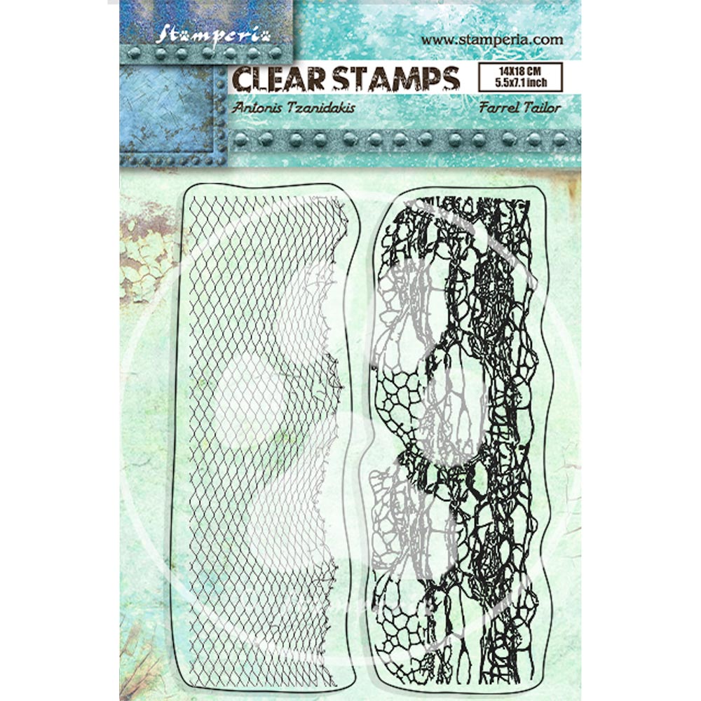 Stamperia - Acrylic Clear Stamp 14x18cm - Songs of the Sea- sea double border