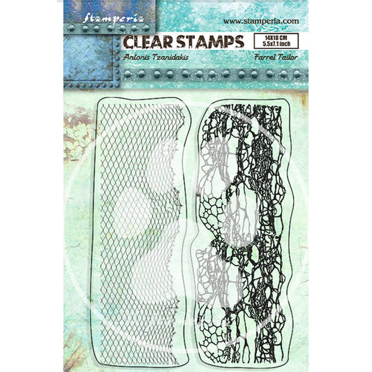 Stamperia - Acrylic Clear Stamp 14x18cm - Songs of the Sea- sea double border