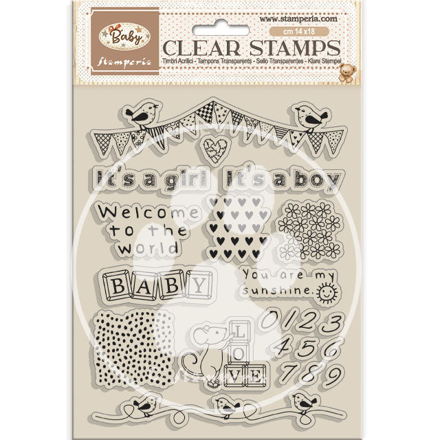 Stamperia - Acrylic Clear Stamp 14x18cm - Baby