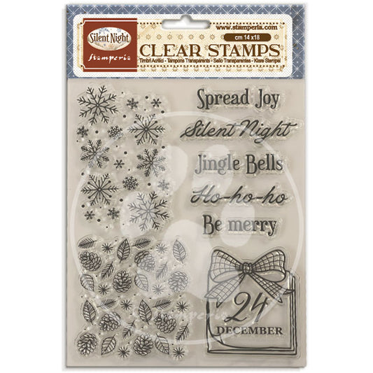 Stamperia - Acrylic Clear Stamp 14x18cm - Silent Night