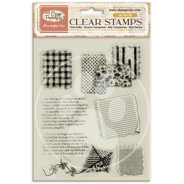 Stamperia - Acrylic Clear Stamp 14x18cm - Cozy Family