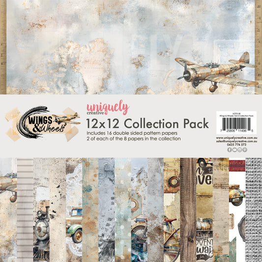 Uniquely Creative -12 x 12 Collection Pack - Wings & Wheels