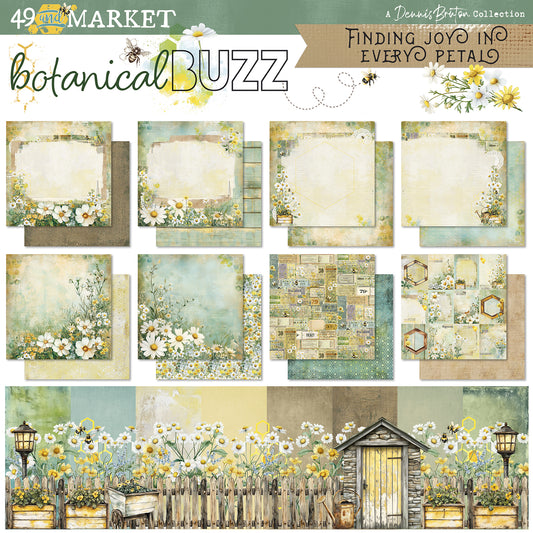 49 and Market - Botanical Buzz - 12 x 12  Collection Pack