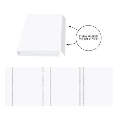 49 and Market - Create-an-album Triple flip album base (White)