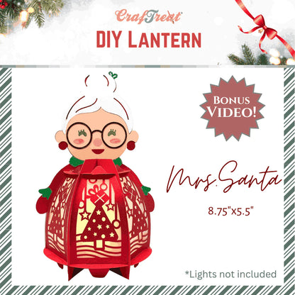 Craftreat DIY Lanterns - Mrs Santa