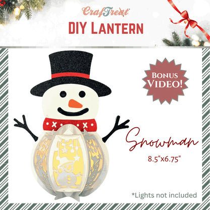 Craftreat DIY Lanterns - Snowman