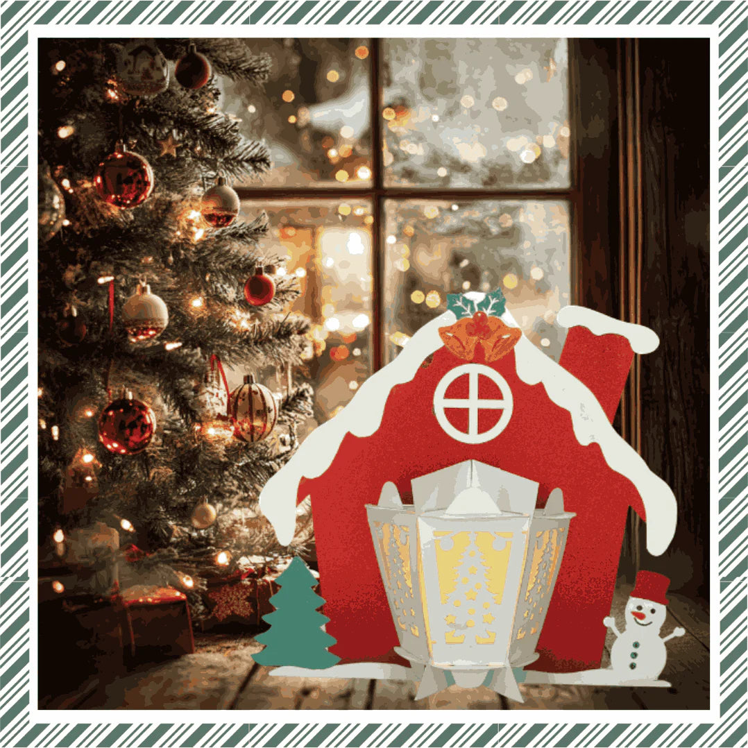 Craftreat DIY Lanterns - Winter House