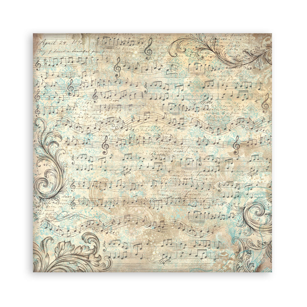 Stamperia -  (12”X12”) Single Face 22 sheets - Symphony