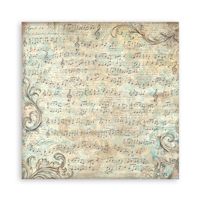 Stamperia -  (12”X12”) Single Face 22 sheets - Symphony