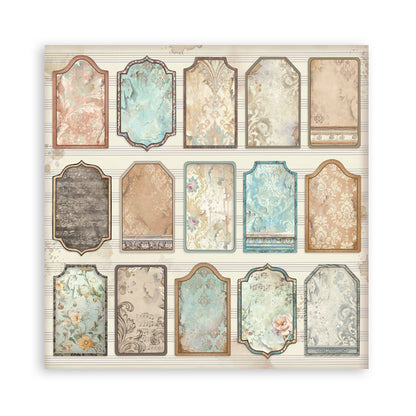 Stamperia -  (12”X12”) Single Face 22 sheets - Symphony