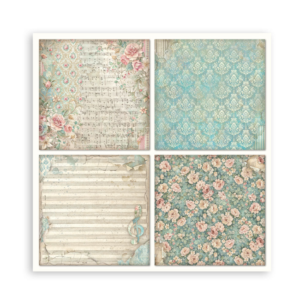 Stamperia -  (12”X12”) Single Face 22 sheets - Symphony