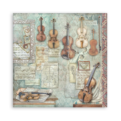 Stamperia -  (12”X12”) Single Face 22 sheets - Symphony