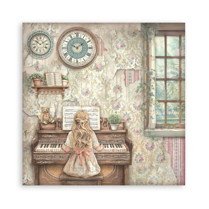 Stamperia -  (12”X12”) Single Face 22 sheets - Symphony