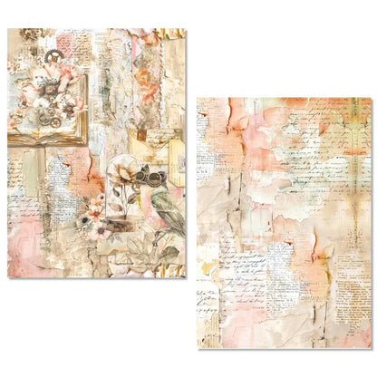 CIAO BELLA -Lost in Time Rice Paper A5 MIXED 8/Pkg