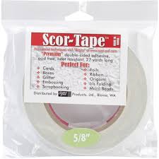 SCOR-TAPE - 5/8" PREMIUM DOUBLE SIDED TAPE (25M)