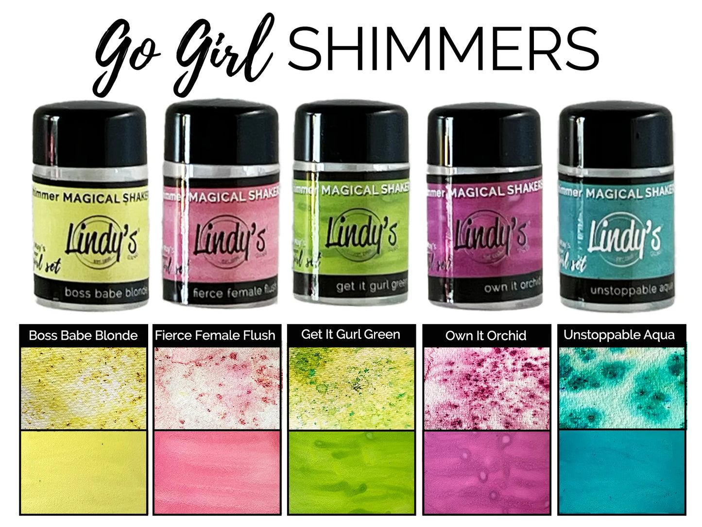 Lindy's - Natalie May's Go Girl! SHIMMER Shaker 5-pack