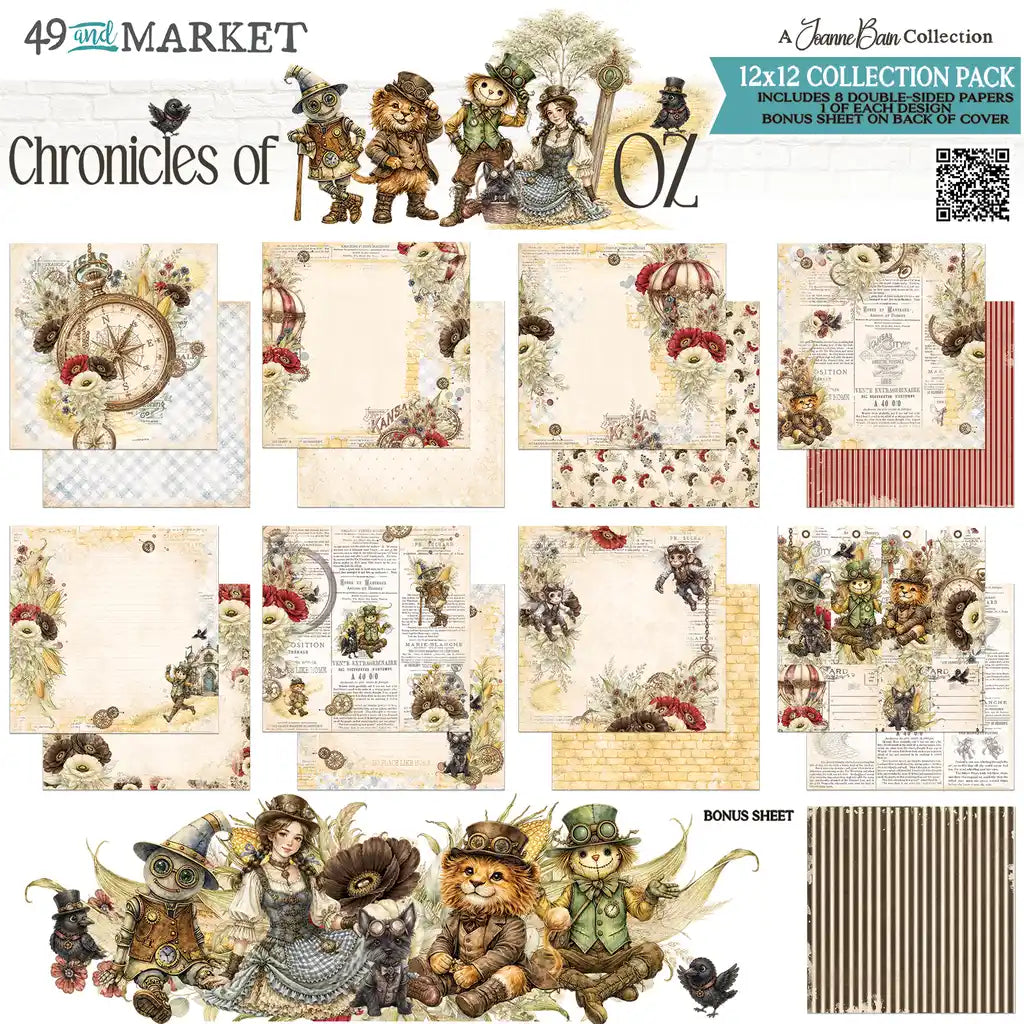 49 and Market - 12 x 12 paper pack - Chronicles of Oz