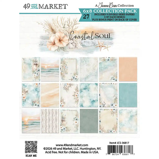 49 and Market - 6x8 Papercraft Essentials - Coastal Soul