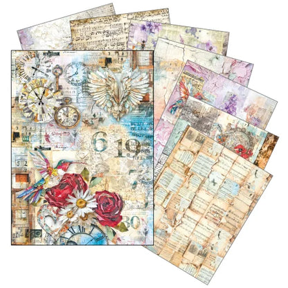 CIAO BELLA -Sound of Spring Rice Paper A5 MIXED 8/Pkg