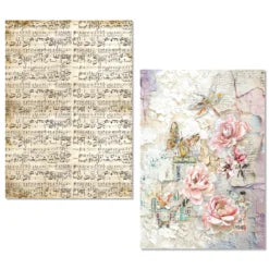 CIAO BELLA -Sound of Spring Rice Paper A5 MIXED 8/Pkg