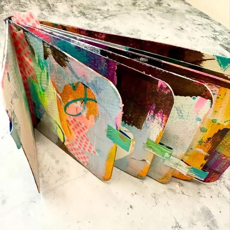 Staggered-Page Artist Book - Saturday 22nd Aug 26 @ 2pm - 3 hour class