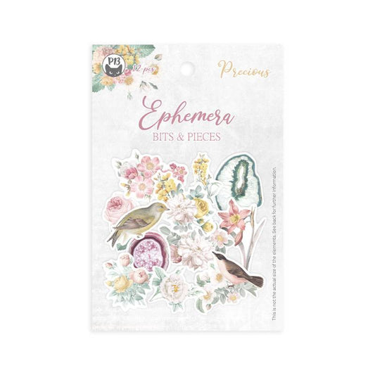 P13 - Precious - Ephemera Bits & Pieces 12 pcs