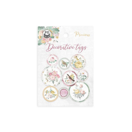 P13 - Precious - Decorative Tags 9 pcs (SET 1)