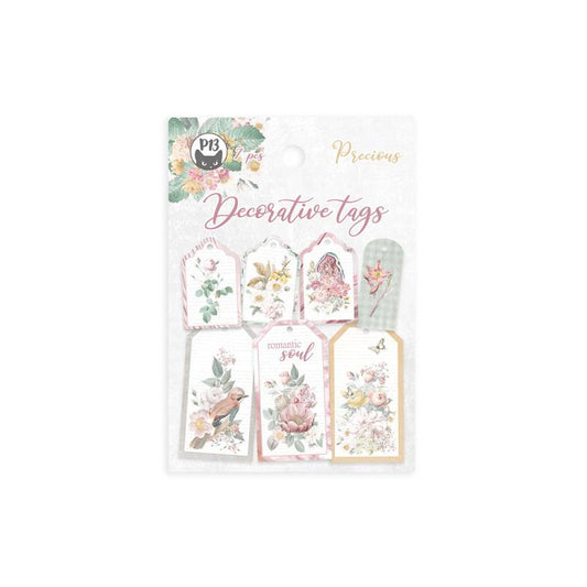 P13 - Precious - Decorative Tags (set 3)  7 pcs