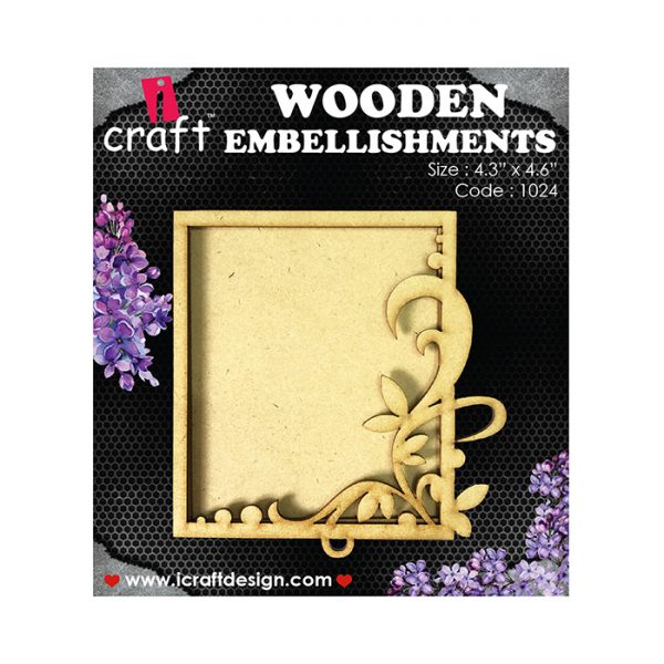 I Craft - Wooden Embellishments - Photo Frames