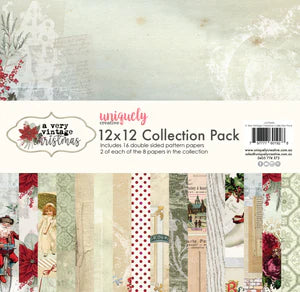 Uniquely Creative - 12 X 12  A Very Vintage Christmas Collection Paper Pack