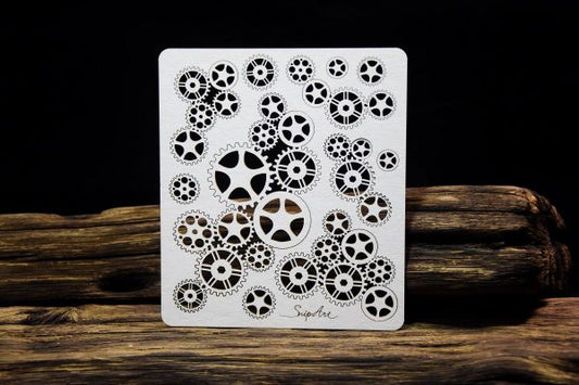 Snip Art - Industrial Factory - Cogs Background
