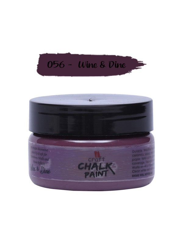 I Craft- 56 -  Wine & Dine Chalk Paint 50ml