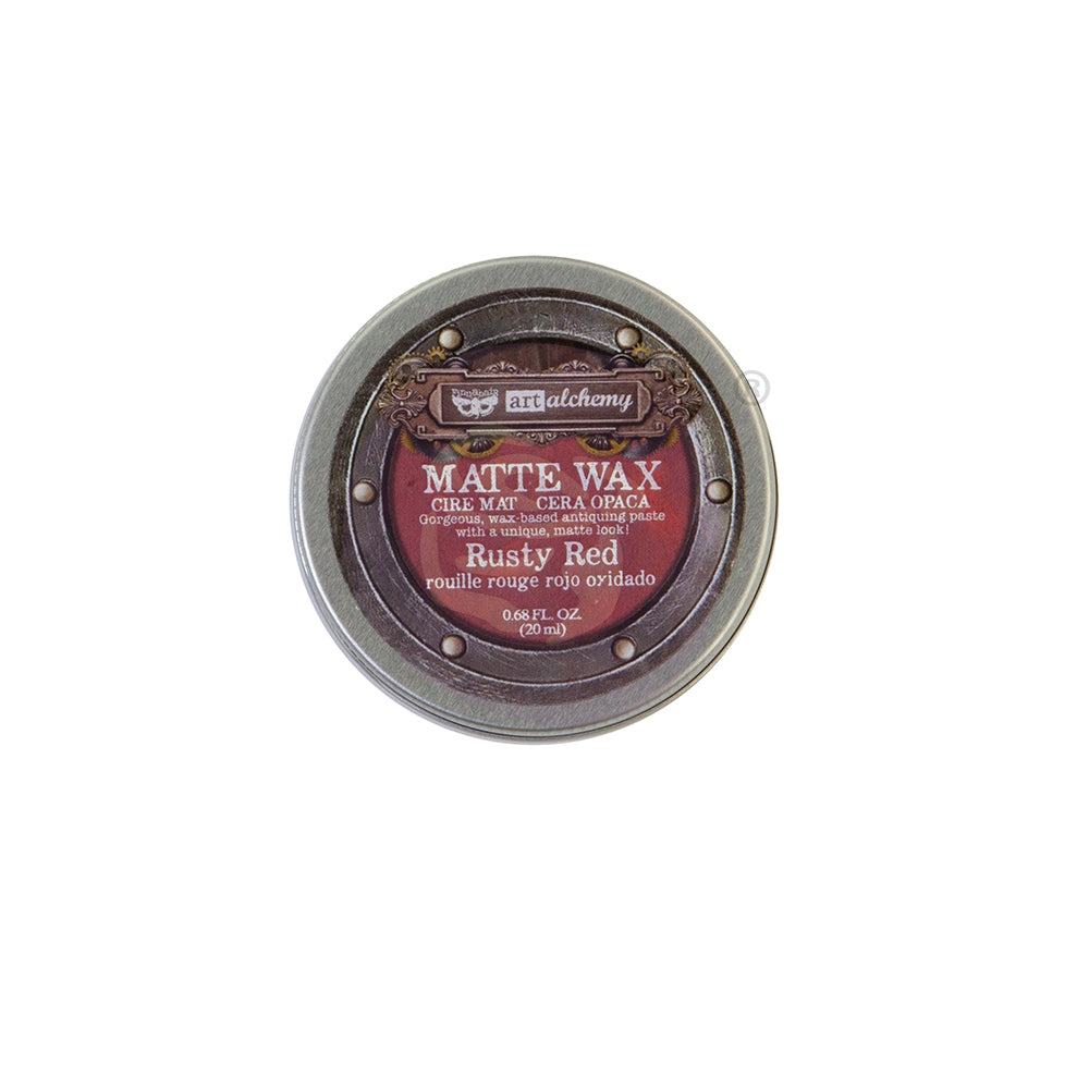 Prima - Finnabair - Art Alchemy - Wax Paste - Rusty Red