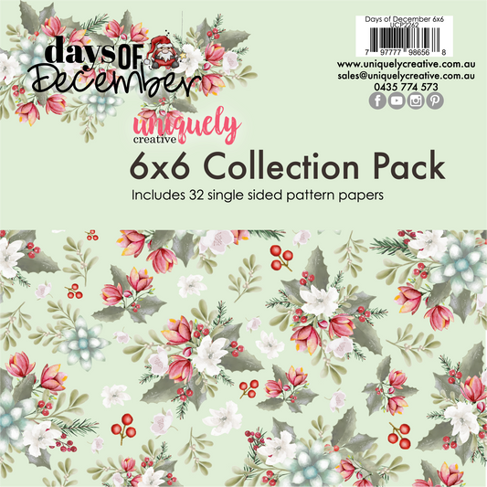 Uniquely Creative - 6 X 6  Days of December Collection Pack