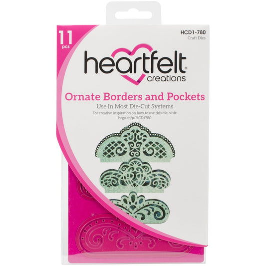 HEARTFELT CREATIONS - ORNATE BOARDERS AND POCKETS CRAFT DIE