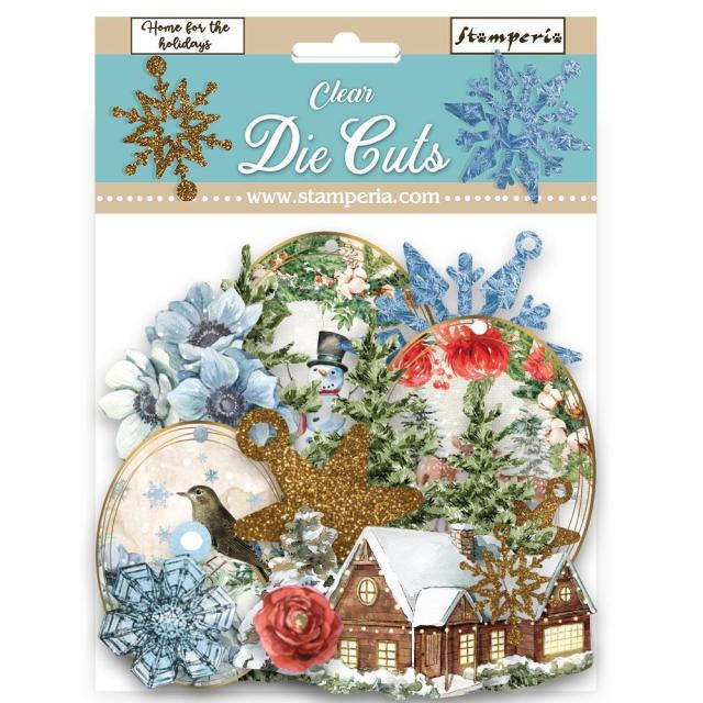Stamperia - Clear Die Cuts - Romantic - Home for the Holidays