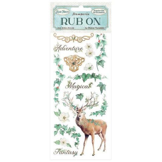 Stamperia  - Magic Forest Deer - Rub-ons