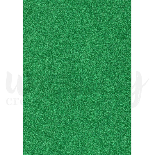 Uniquely Creative - A4 - Green Glitter Cardstock