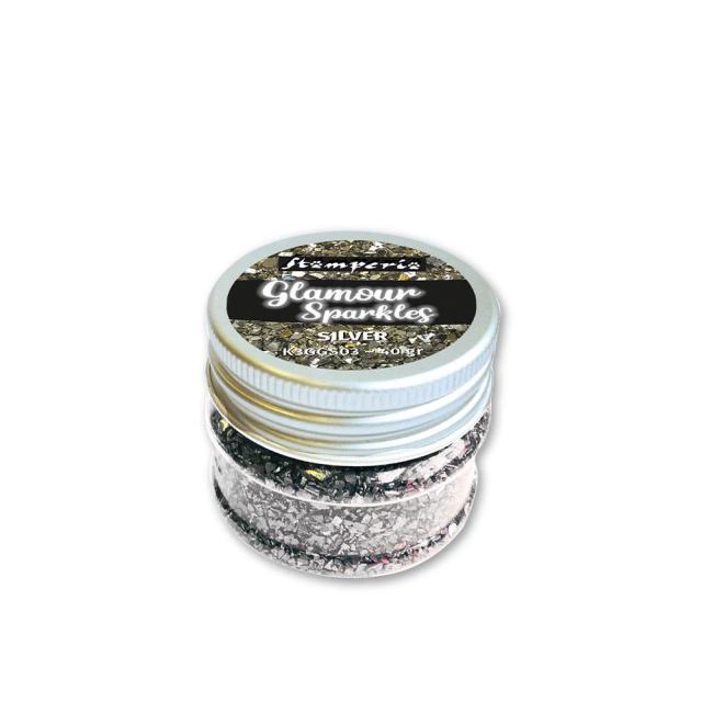 Stamperia - Glamour Sparkles - Silver