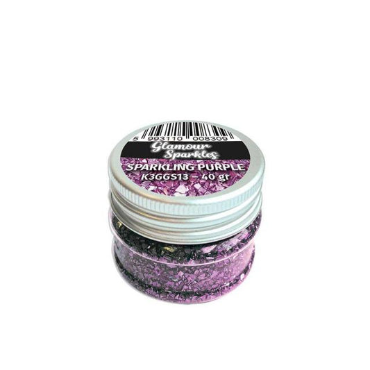 Stamperia - Glamour Sparkles - Sparkling Purple