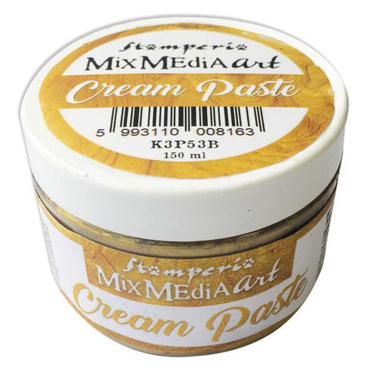 Stamperia - Mix Media Art - Cream Paste - Gold