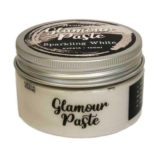 Stamperia - Glamour Paste - Sparkling White 100ML