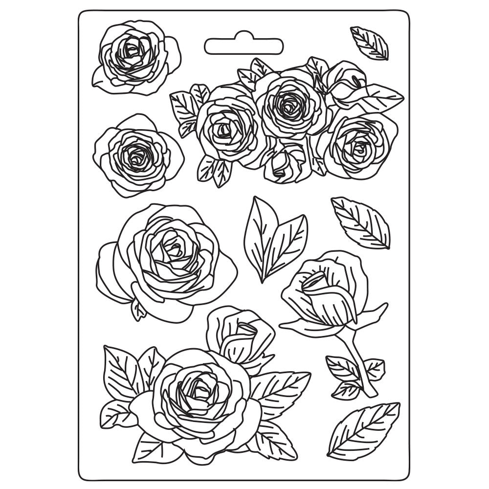 Stamperia  - Soft Mould A5 -  Desire Roses*