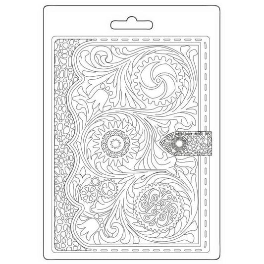 Stamperia  - Soft Mould A5 -  Magic Forest Book Pattern*