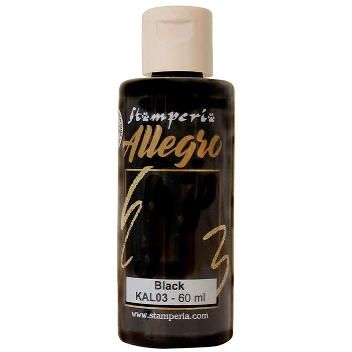 KAL 3 - Stamperia - Allegro - Acrylic Paint - Black