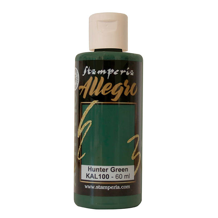 KAL 100 - Stamperia - Allegro - Acrylic Paint - Hunter Green  - 60ml